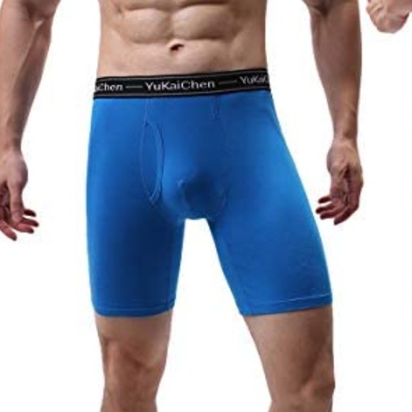 YuKaiChen Soft Bamboo Fiber Underwear Long Boxer - Picture 1 of 2